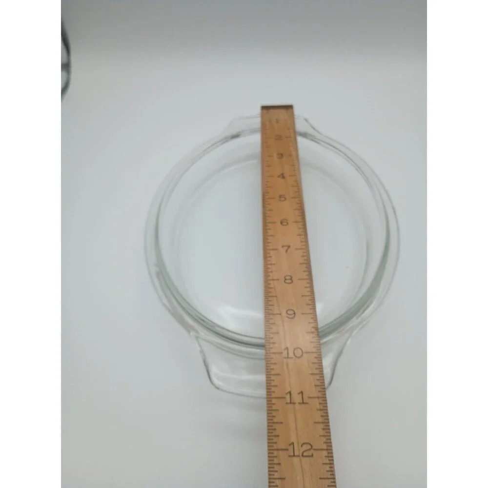 Oval Glass Replacement Lid Handles Casserole Domed 11.25